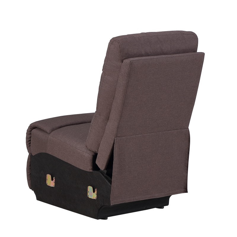 GUF 9241 Sectional with Power Recliners - Brown, Chanille