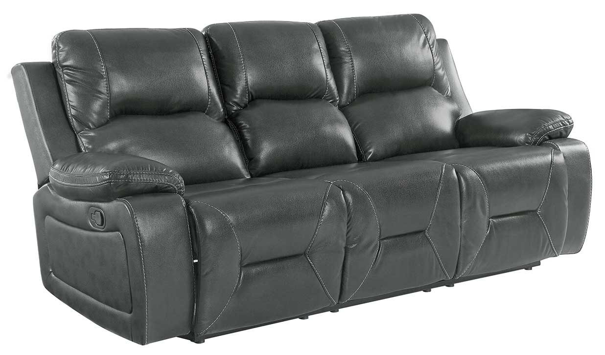 GUF - 9422 Sofa in Gray, Leather Air/Match