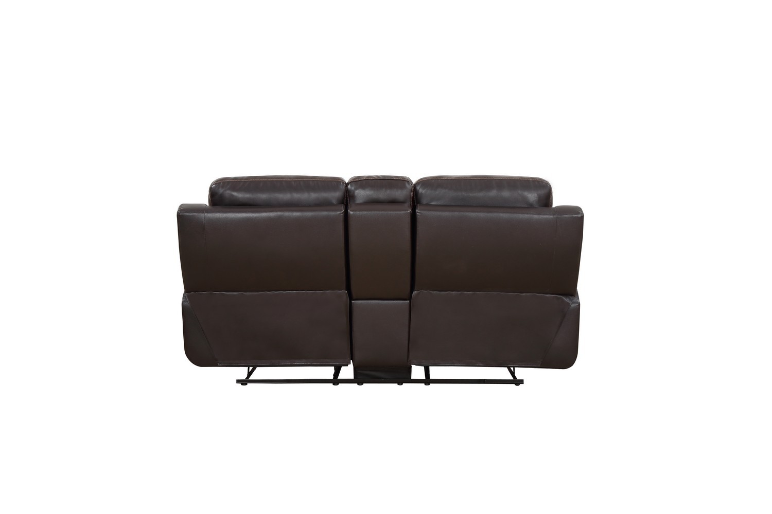 GUF - 9422 Power Reclining Console Loveseat in Brown, Leather Air