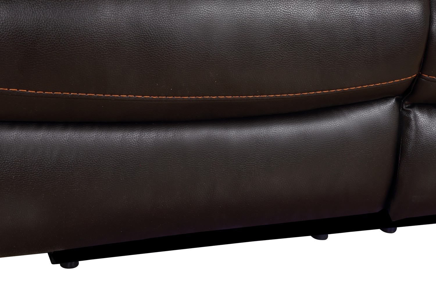 GUF 9442 Console Loveseat - Brown, Leather Air