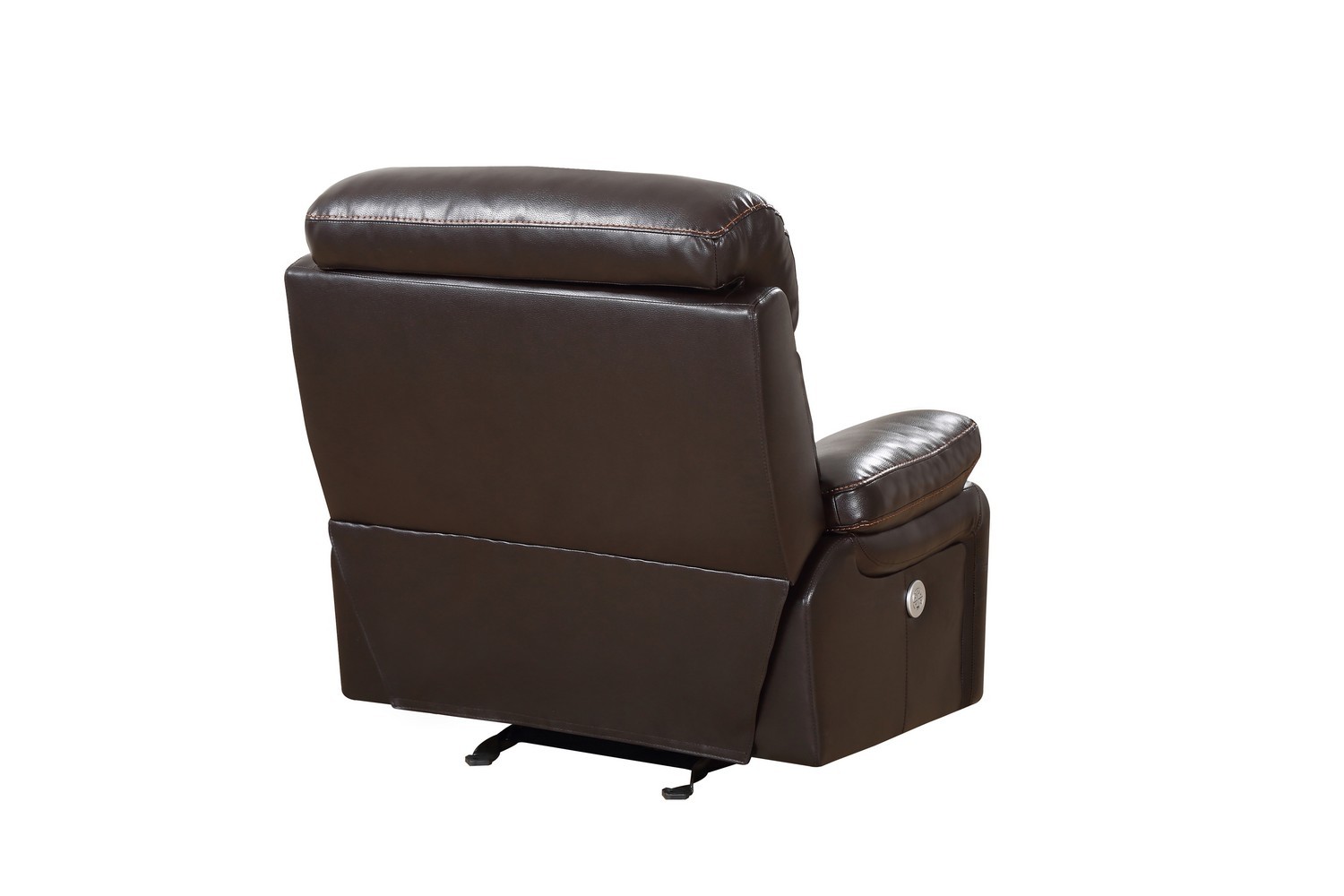 GUF 9442 Power Reclining Chair - Brown, Leather Air