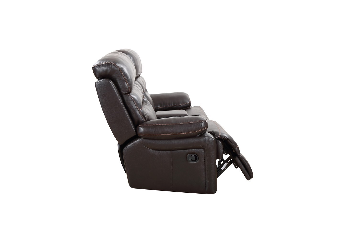 GUF 9442 Console Loveseat - Brown, Leather Air