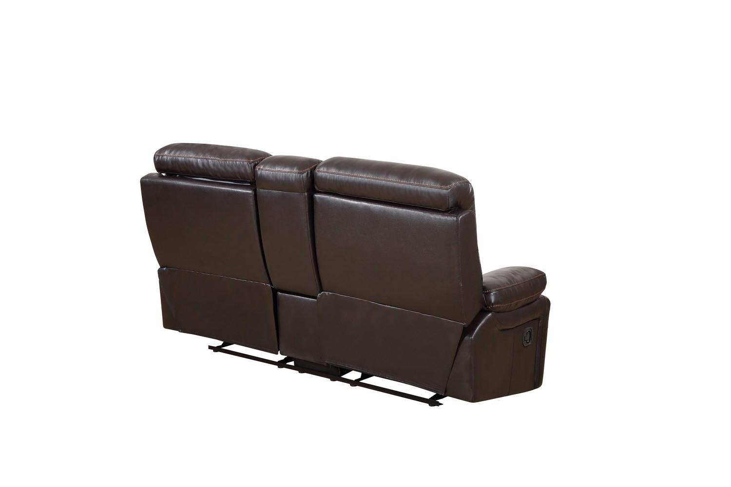 GUF 9442 Console Loveseat - Brown, Leather Air
