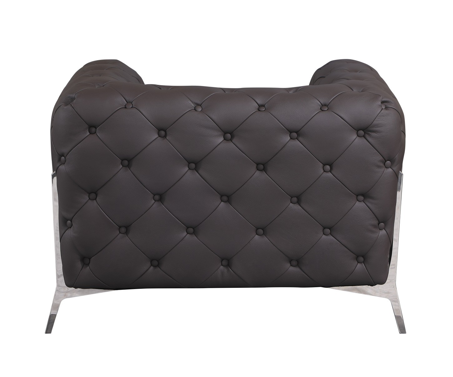 GUF 970 Sofa with 2 Chair Set - Brown, Genuine Leather