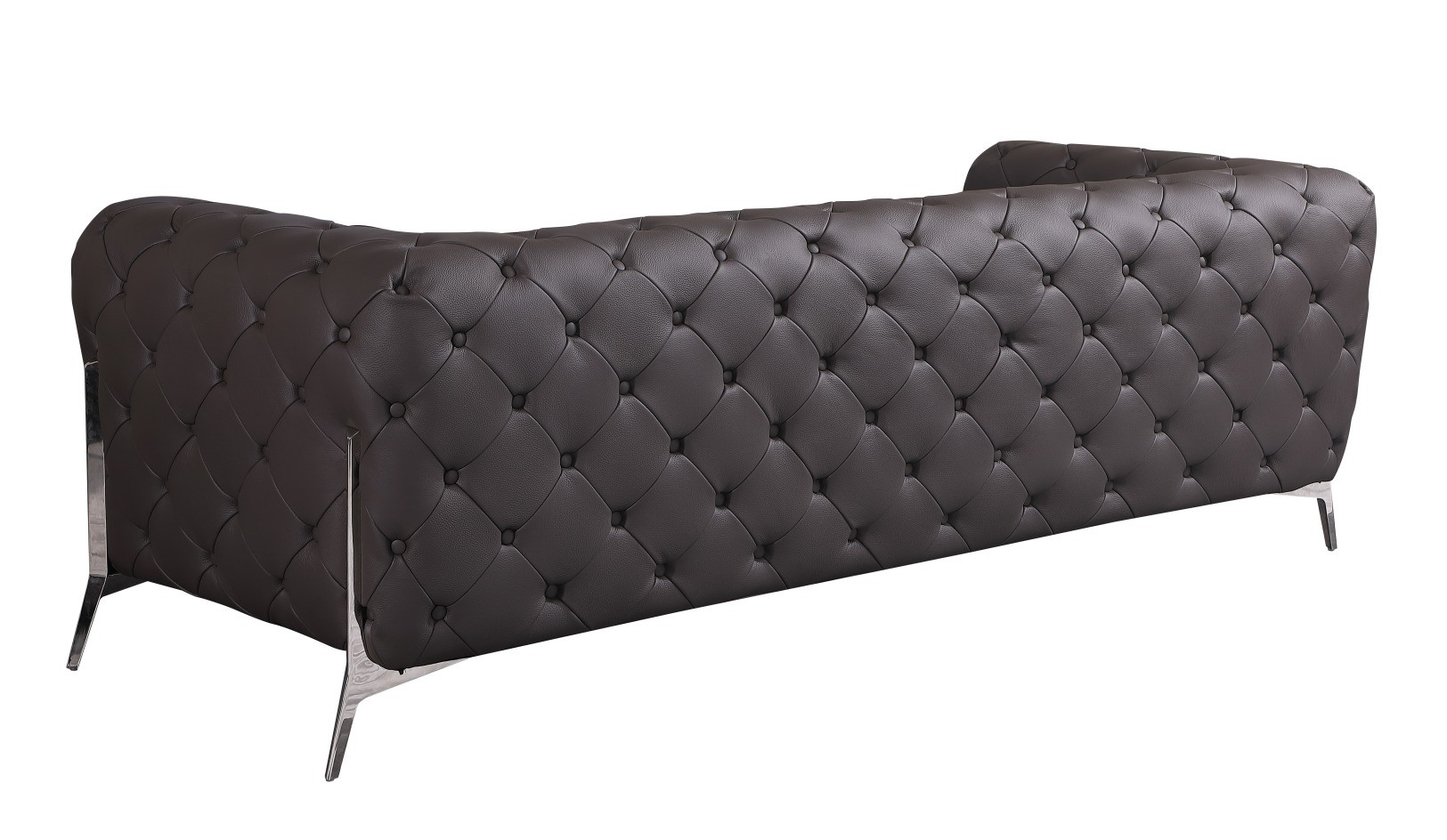 GUF 970 Sofa with 2 Chair Set - Brown, Genuine Leather