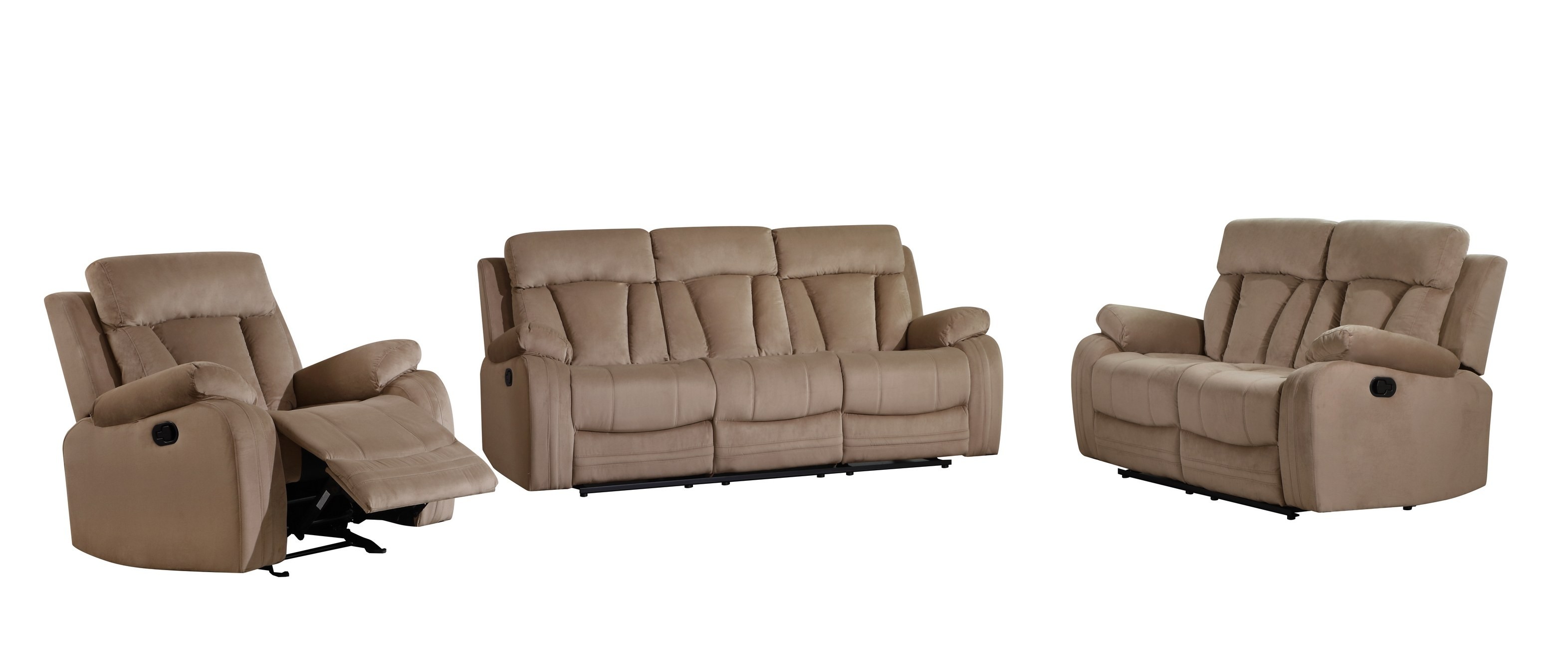 GUF 9760 Sofa Set - Beige, Microfiber