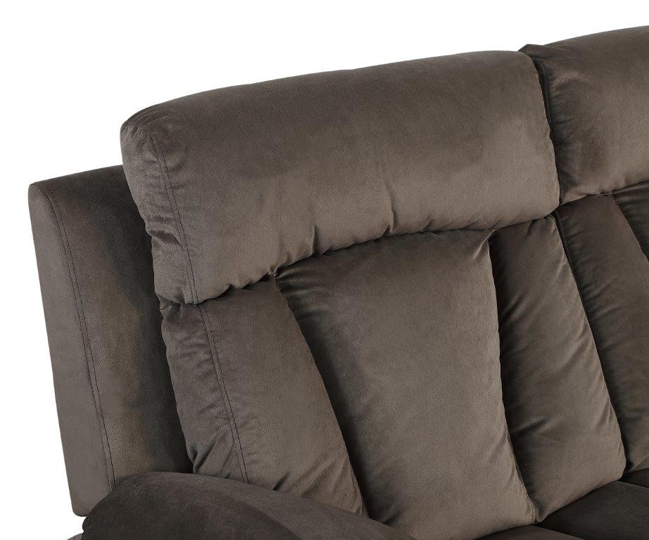 GUF 9760 Sofa - Brown, Microfiber