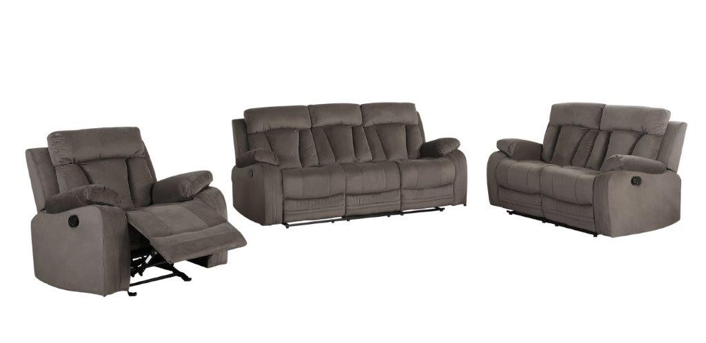 GUF 9760 Sofa Set - Brown, Microfiber