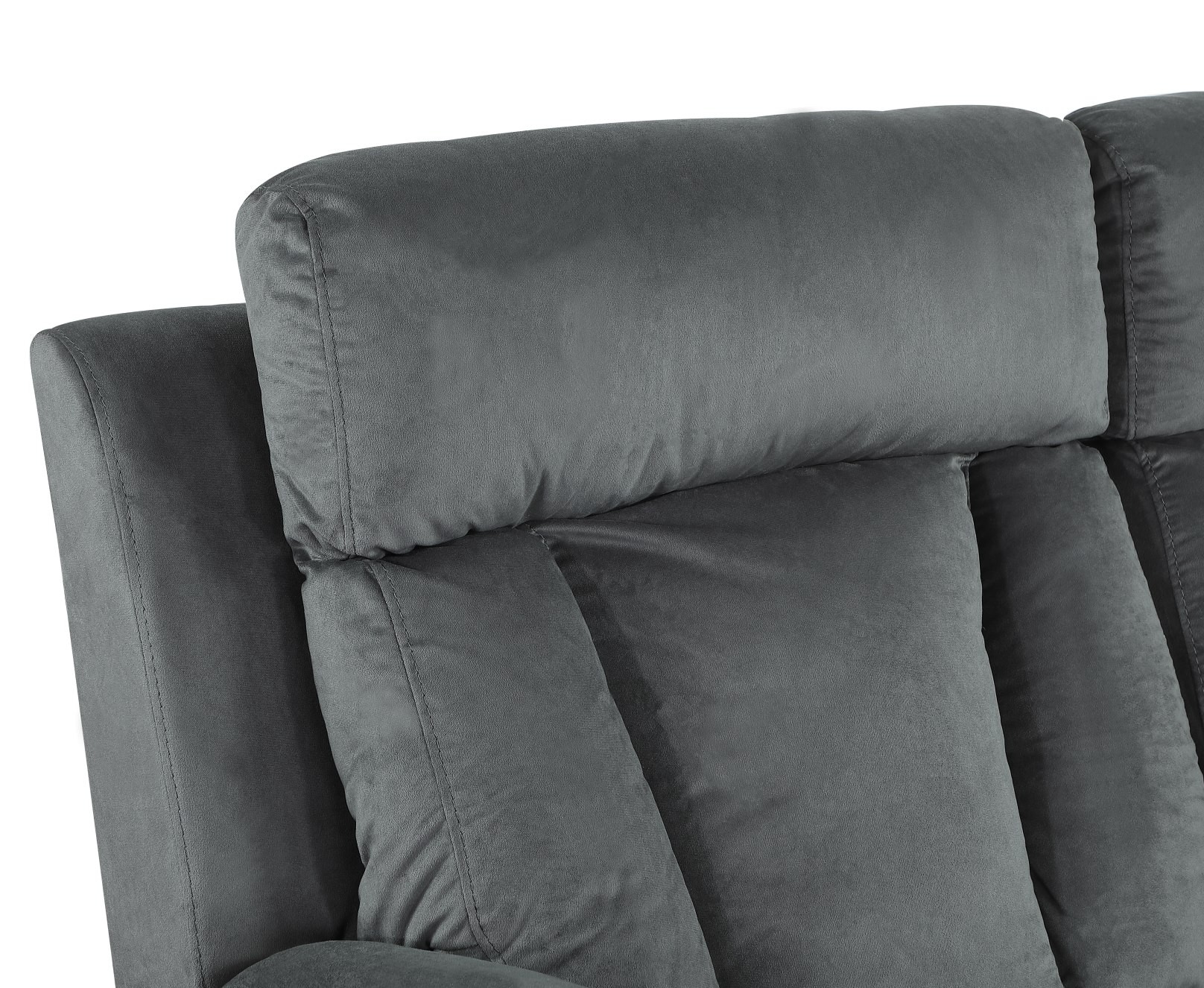 GUF 9760 Sofa - Gray, Microfiber