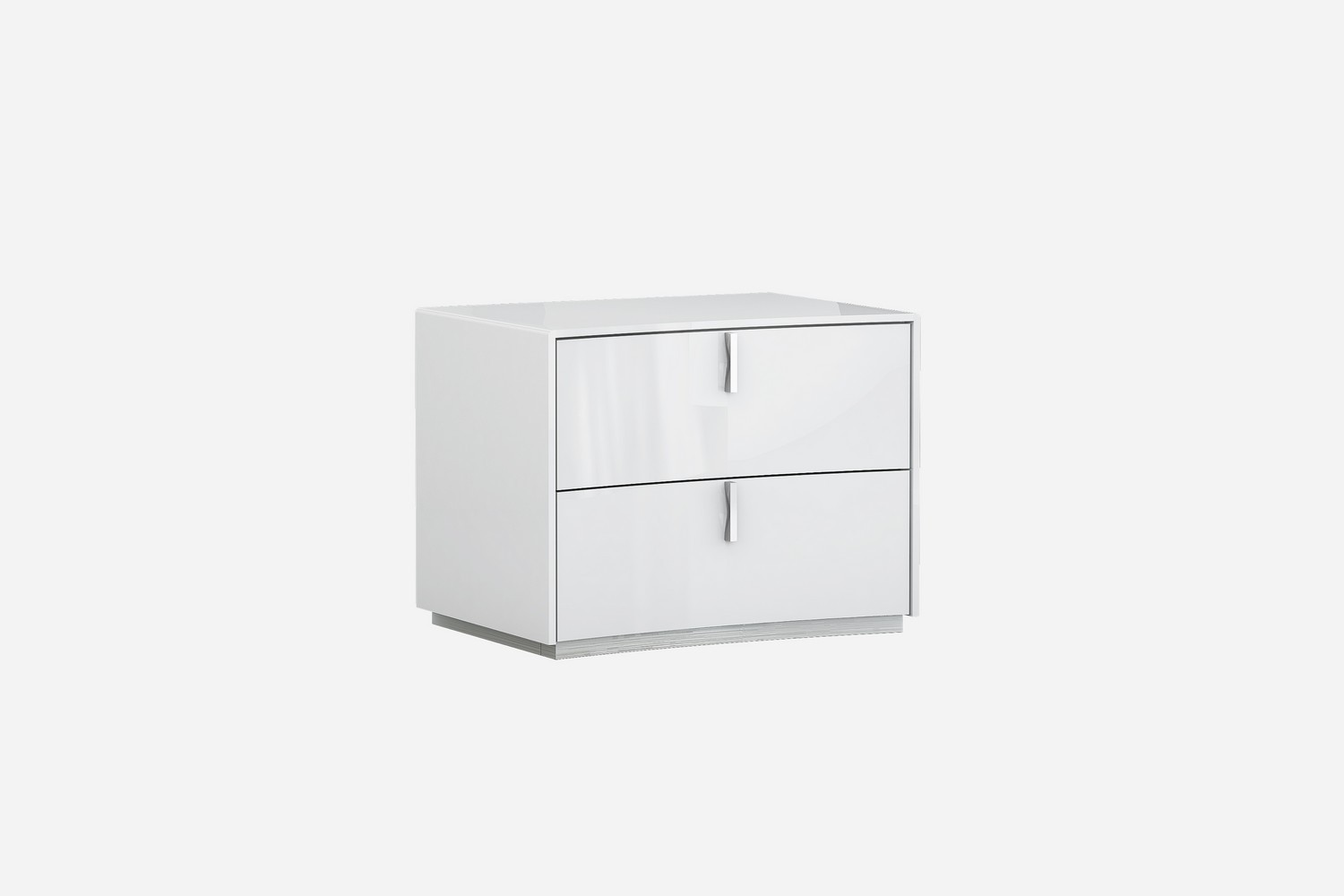 GUF Bellagio Queen Size Bedroom Set - White, 4 Pieces