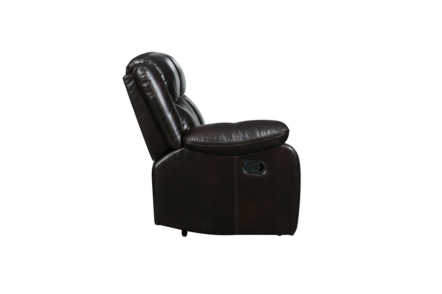 GUF 6967 Reclining Sectional - Brown, Leather Air