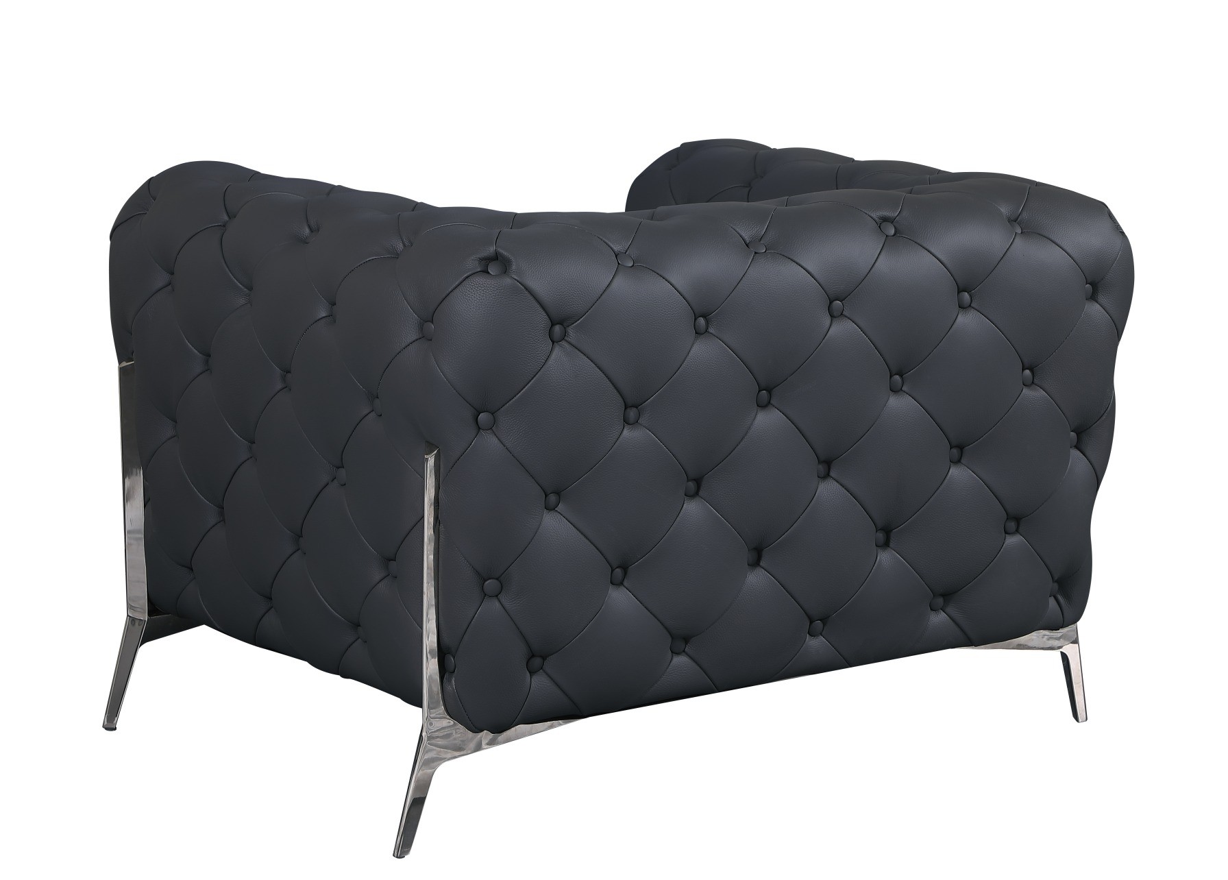 GUF 970 Sofa Set - Dark Gray, Genuine Italian Leather