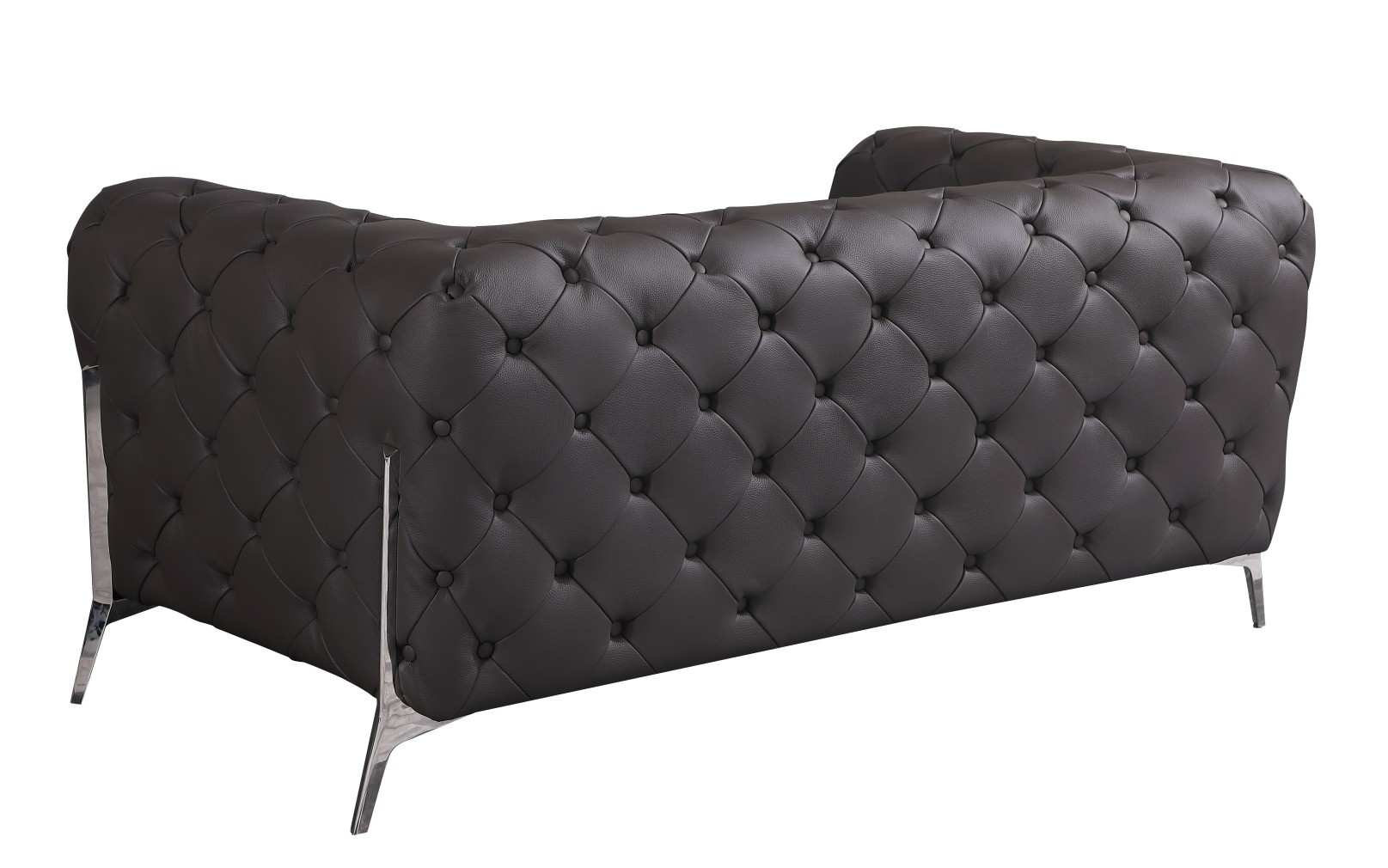 GUF 970 Sofa with Loveseat - Brown, Genuine Italian Leather