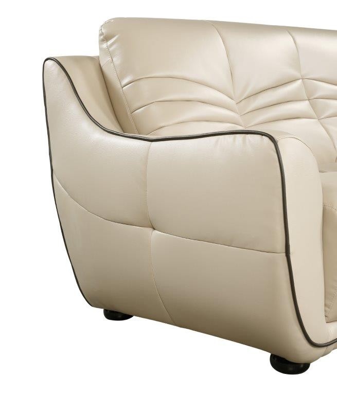 GUF 2088 Loveseat - Beige, Leather Air/Match