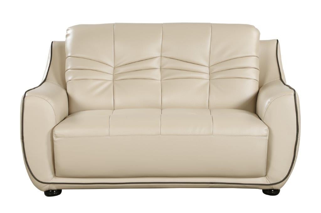 GUF 2088 Loveseat - Beige, Leather Air/Match