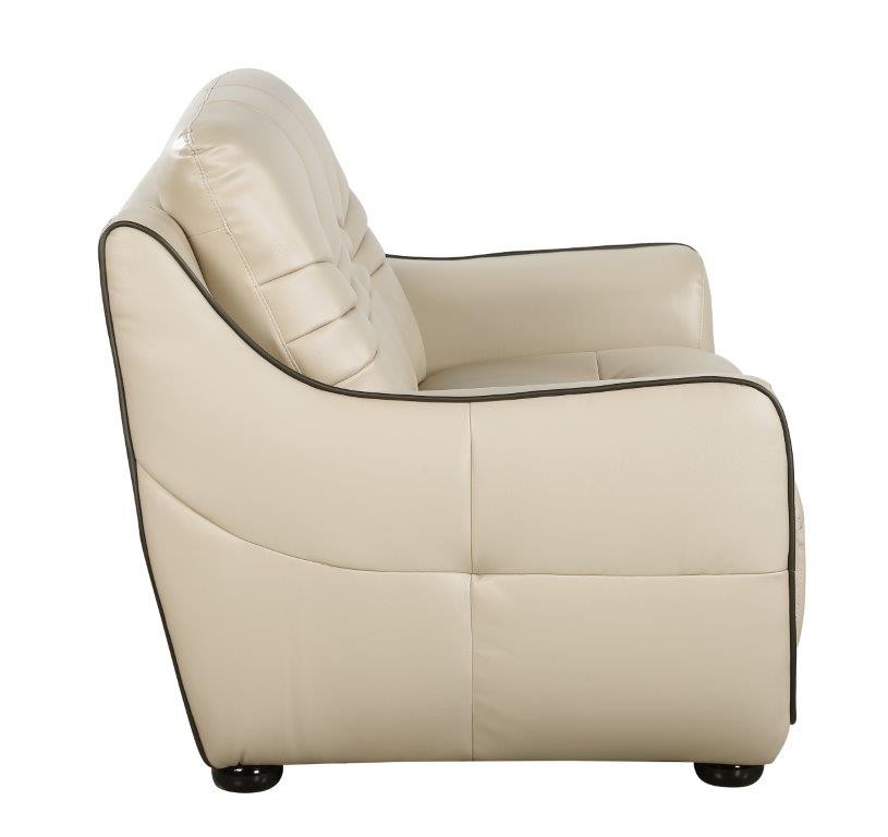 GUF 2088 Loveseat - Beige, Leather Air/Match