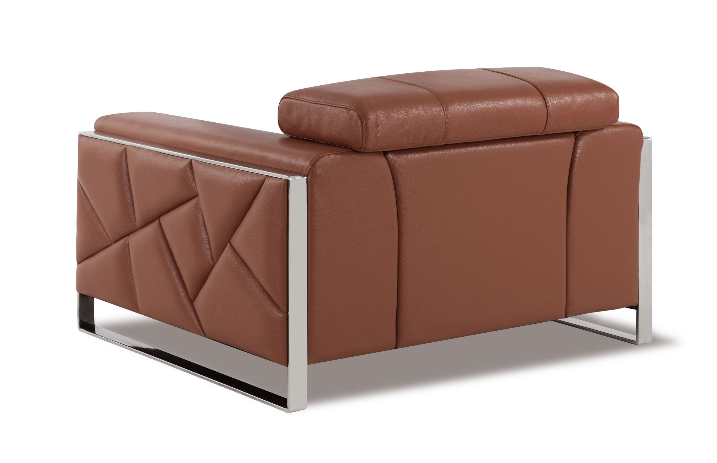 GUF 903 Armchair - Camel, Genuine Italian Leather
