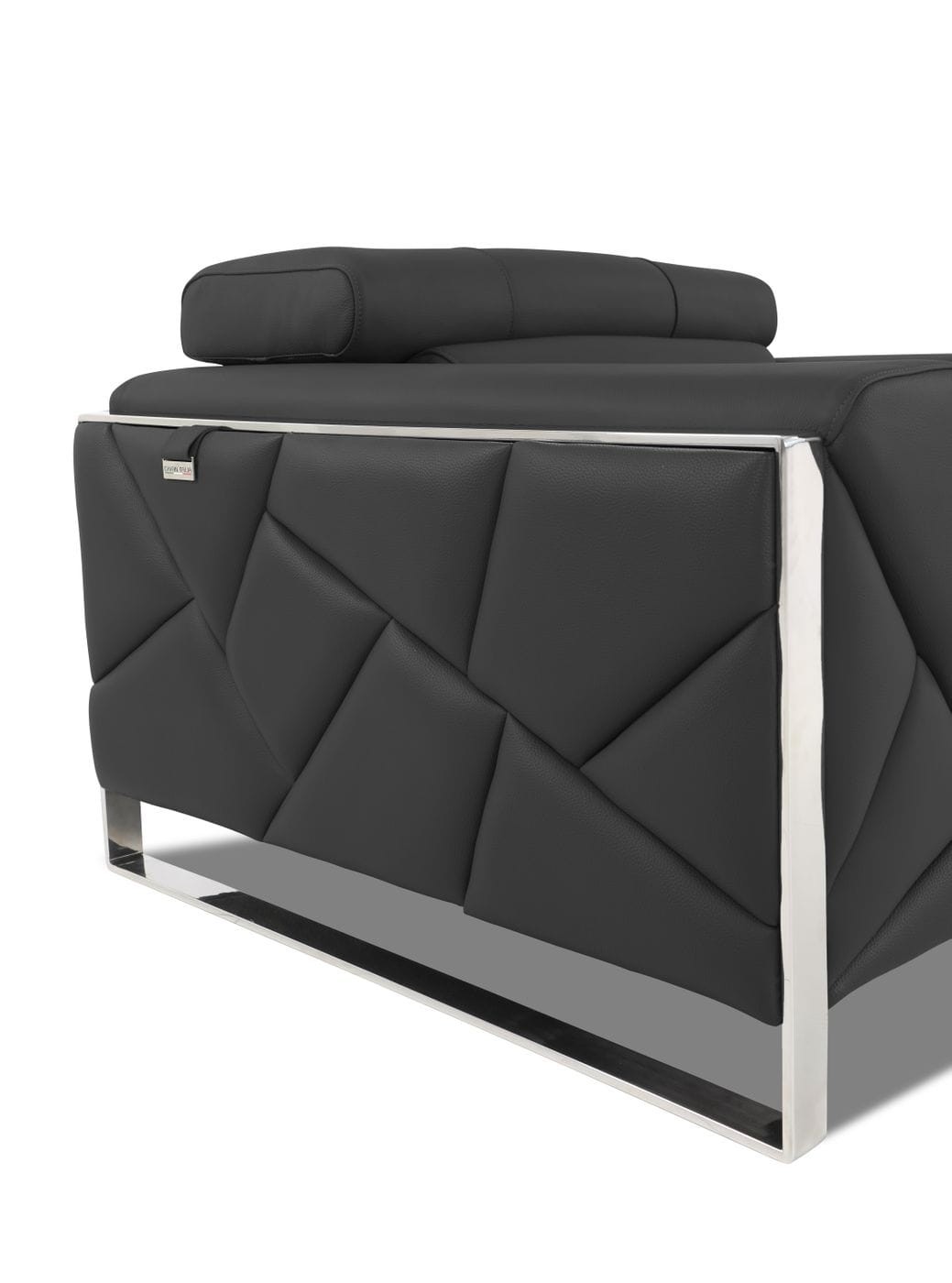 GUF 903 Sofa Set - Dark Gray, Genuine Italian Leather