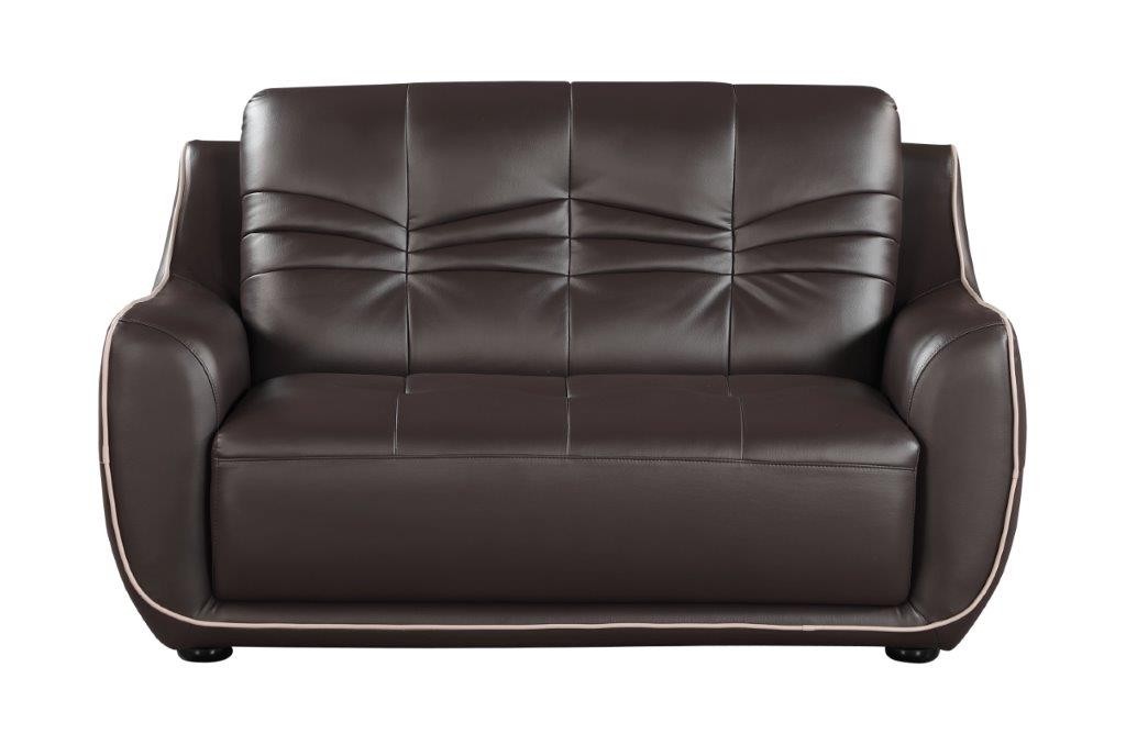 GUF 2088 Loveseat - Brown, Leather Air/Match