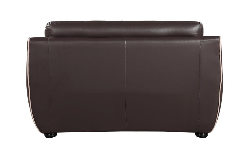 GUF 2088 Loveseat - Brown, Leather Air/Match