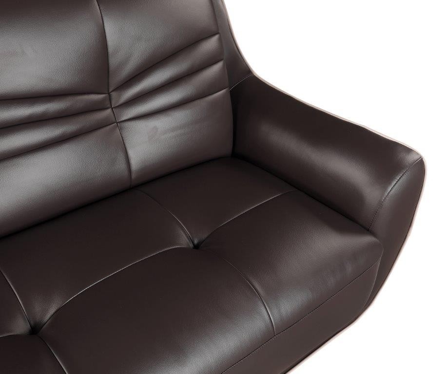 GUF 2088 Loveseat - Brown, Leather Air/Match