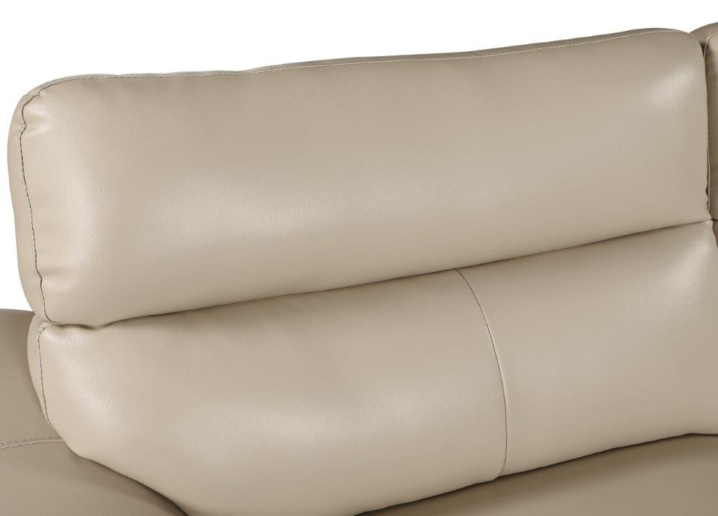 GUF 168 Sofa - Beige, Leather Match