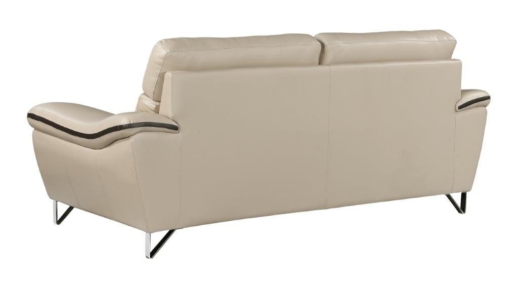 GUF 168 Sofa - Beige, Leather Match