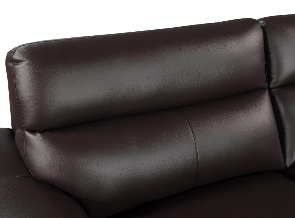 GUF 168 Sofa - Brown, Leather Match