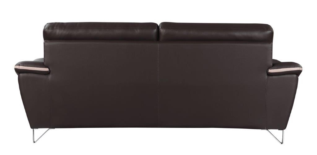 GUF 168 Sofa - Brown, Leather Match