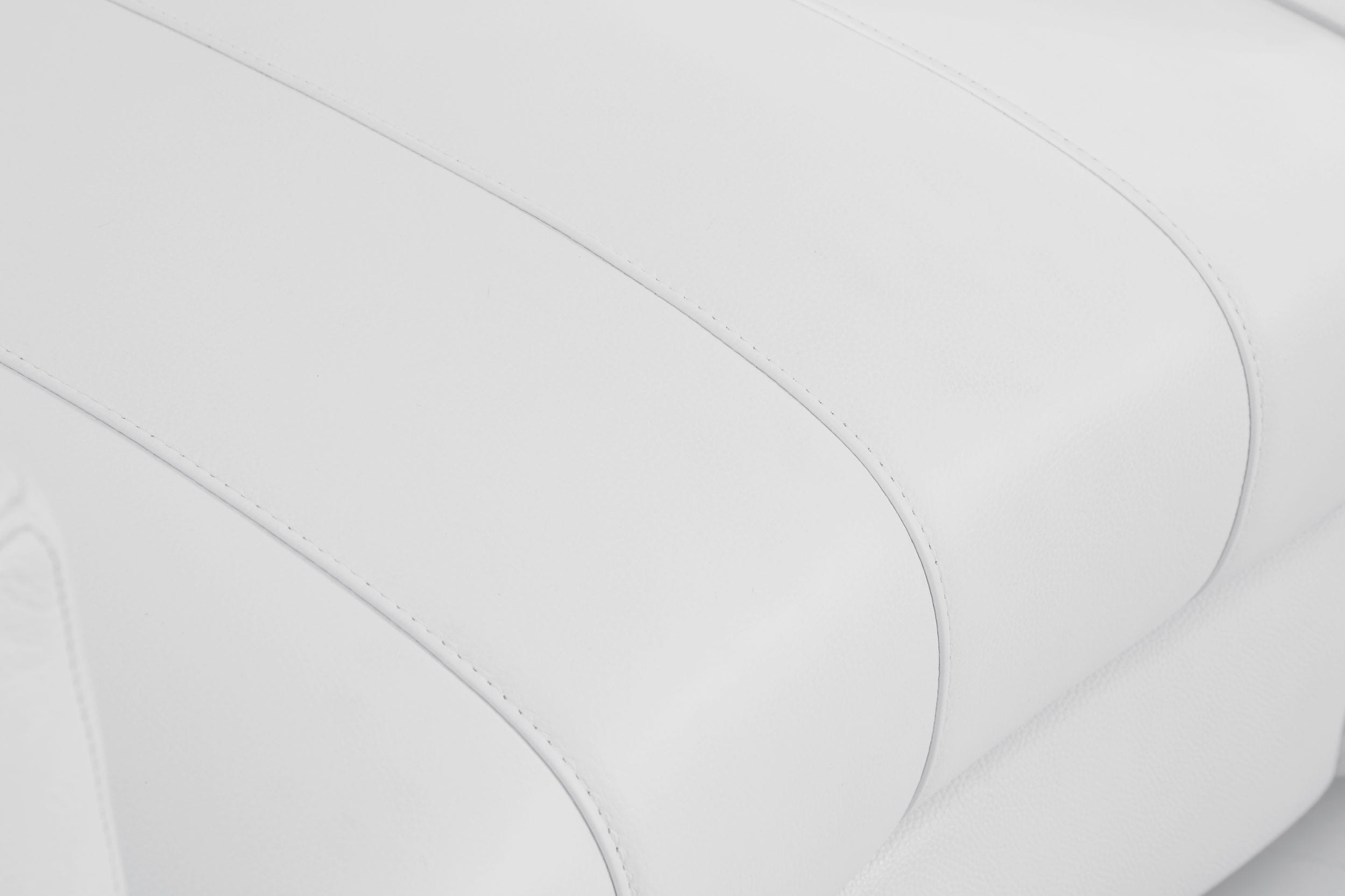 GUF 904 Sofa with Loveseat - White, Genuine Leather
