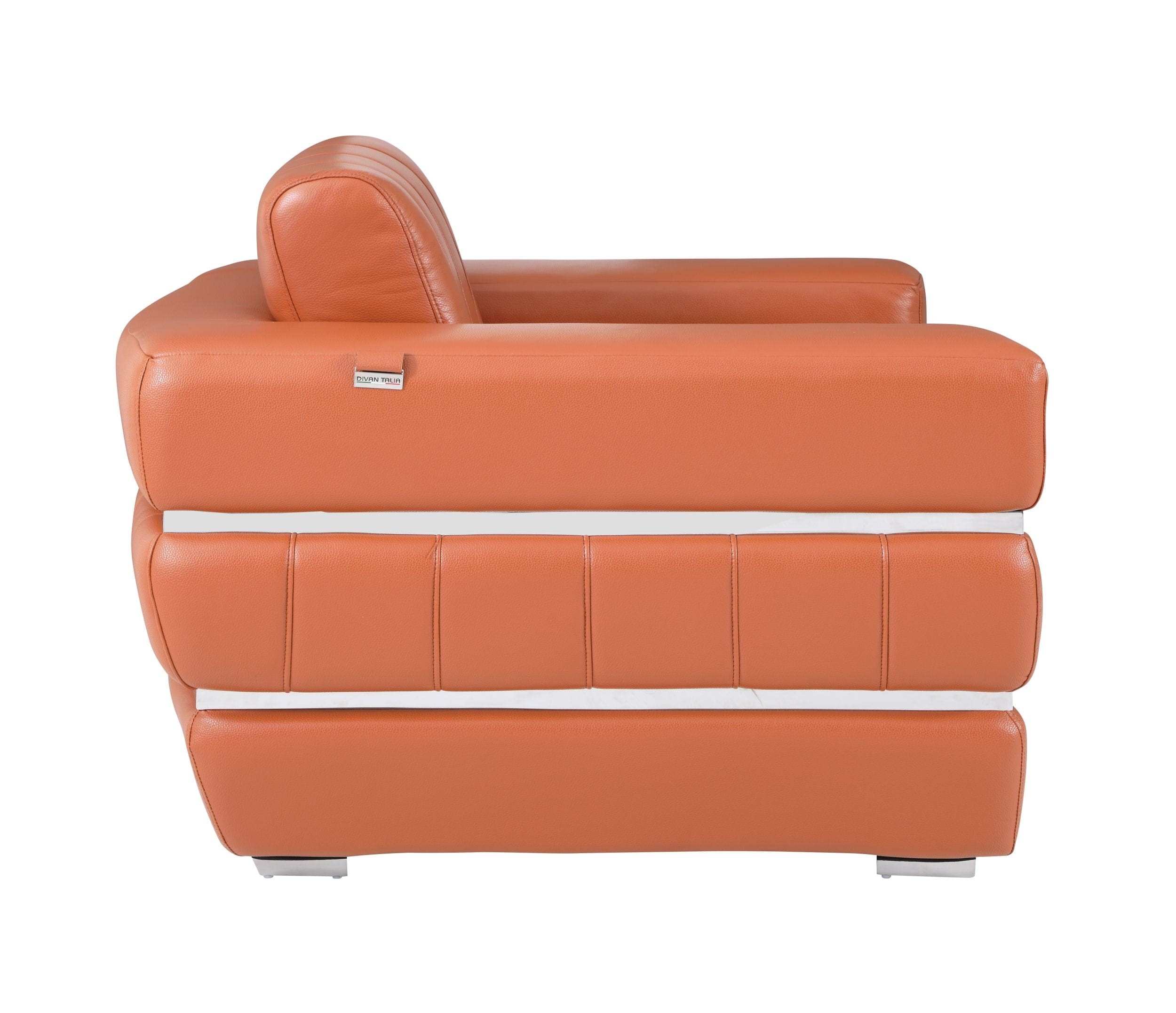 GUF 904 Armchair - Camel, Genuine Leather