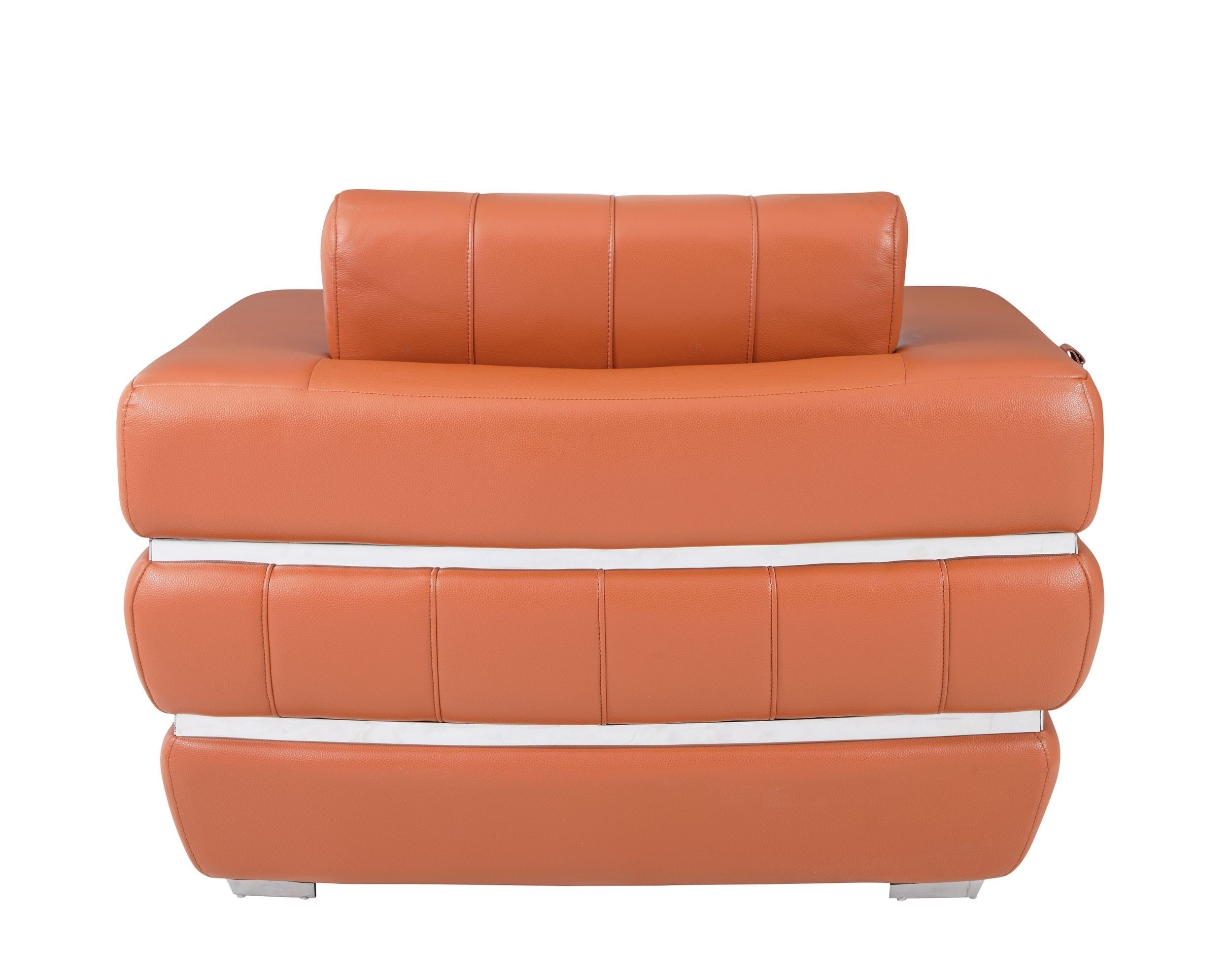 GUF 904 Armchair - Camel, Genuine Leather