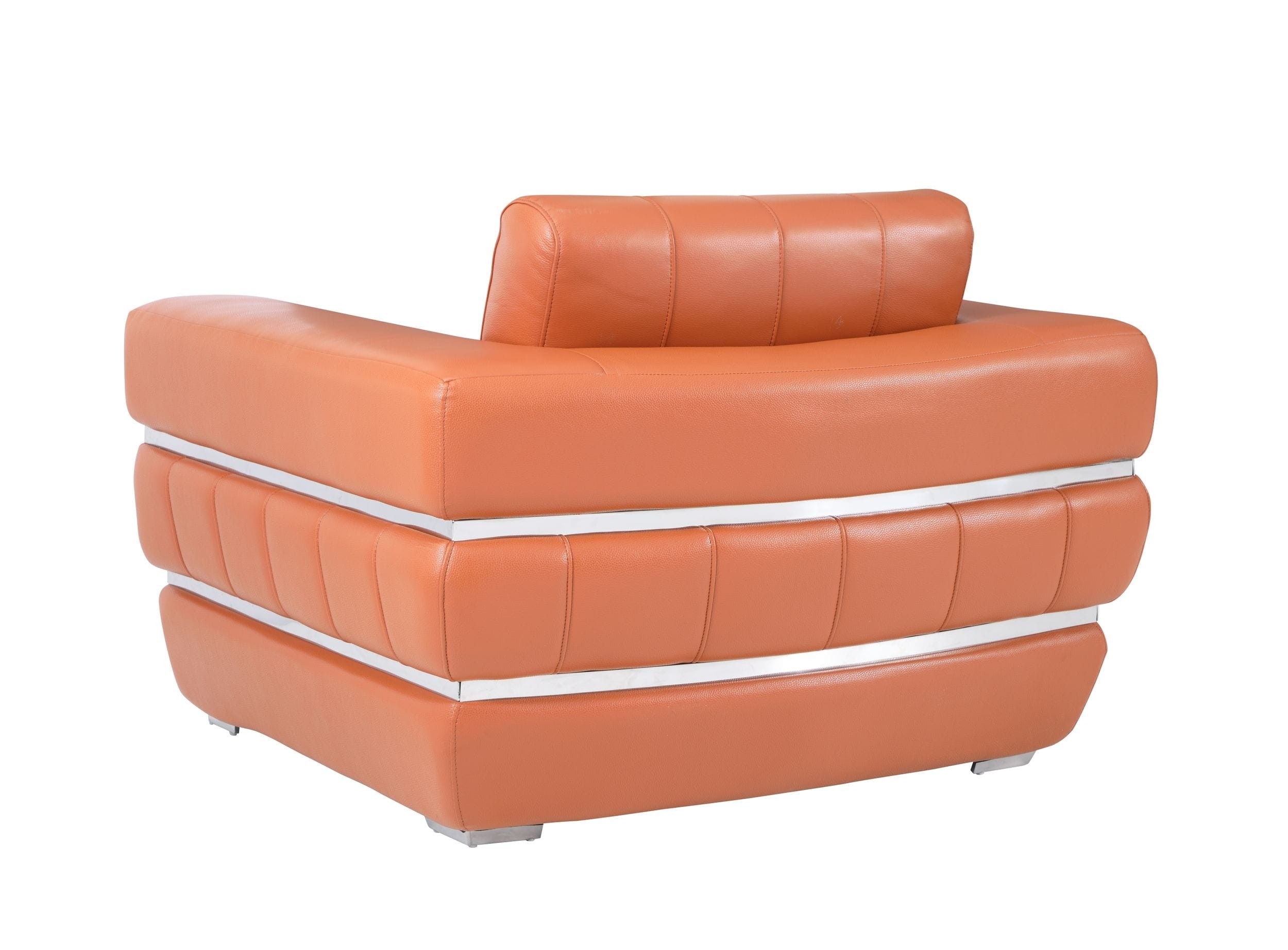 GUF 904 Armchair - Camel, Genuine Leather