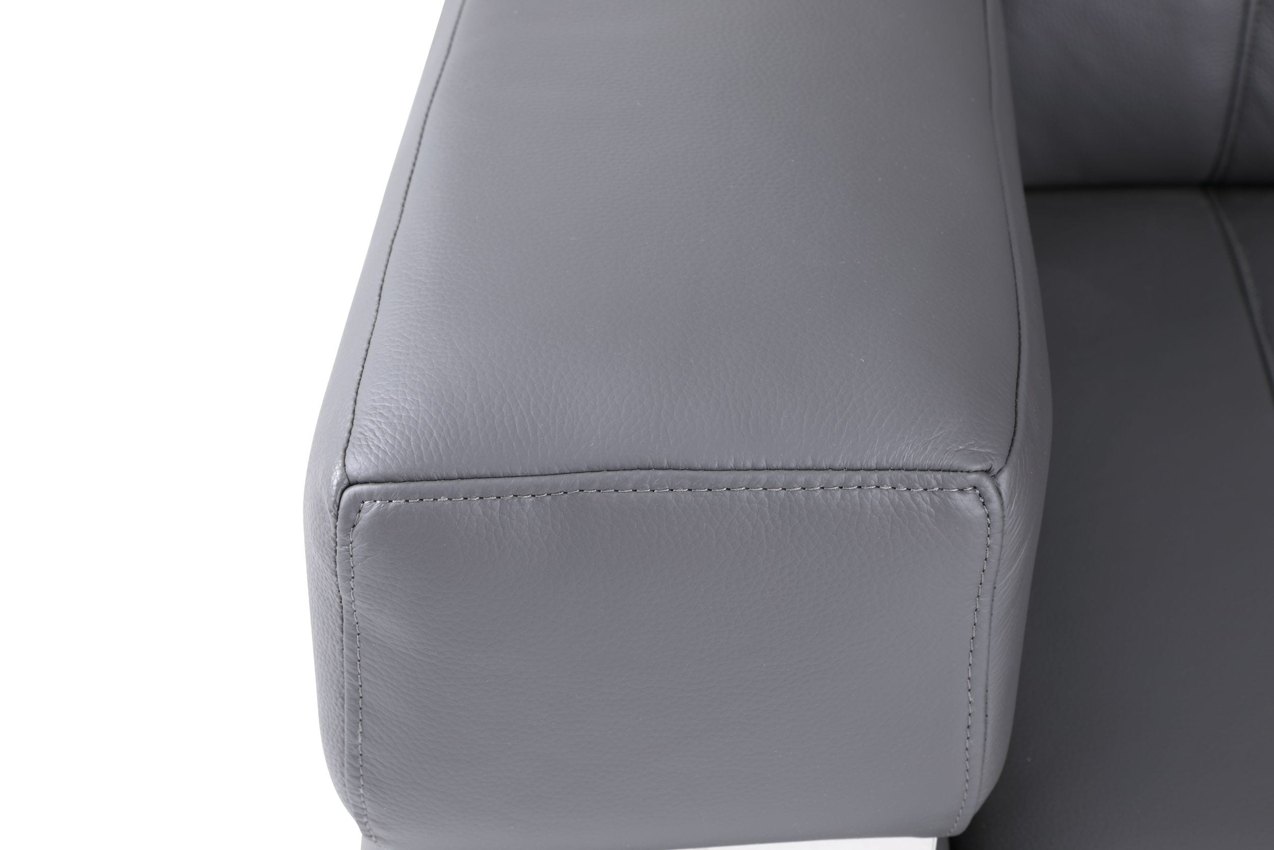 GUF 904 Armchair - Dark Gray, Genuine Leather