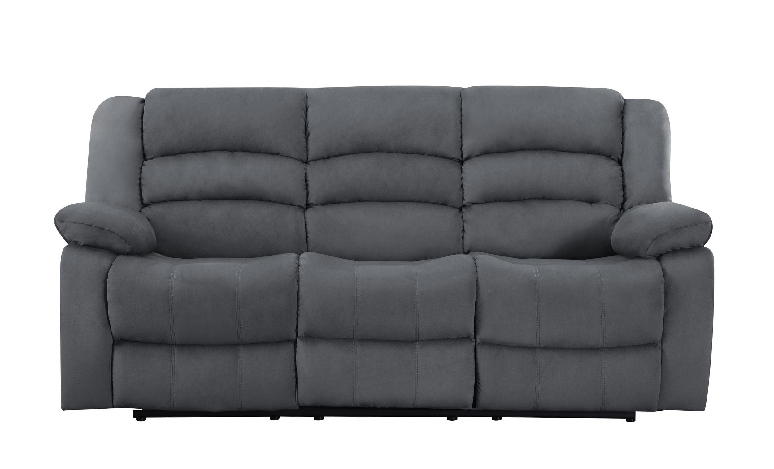 GUF 9824 Sofa Set - Gray, Microfiber
