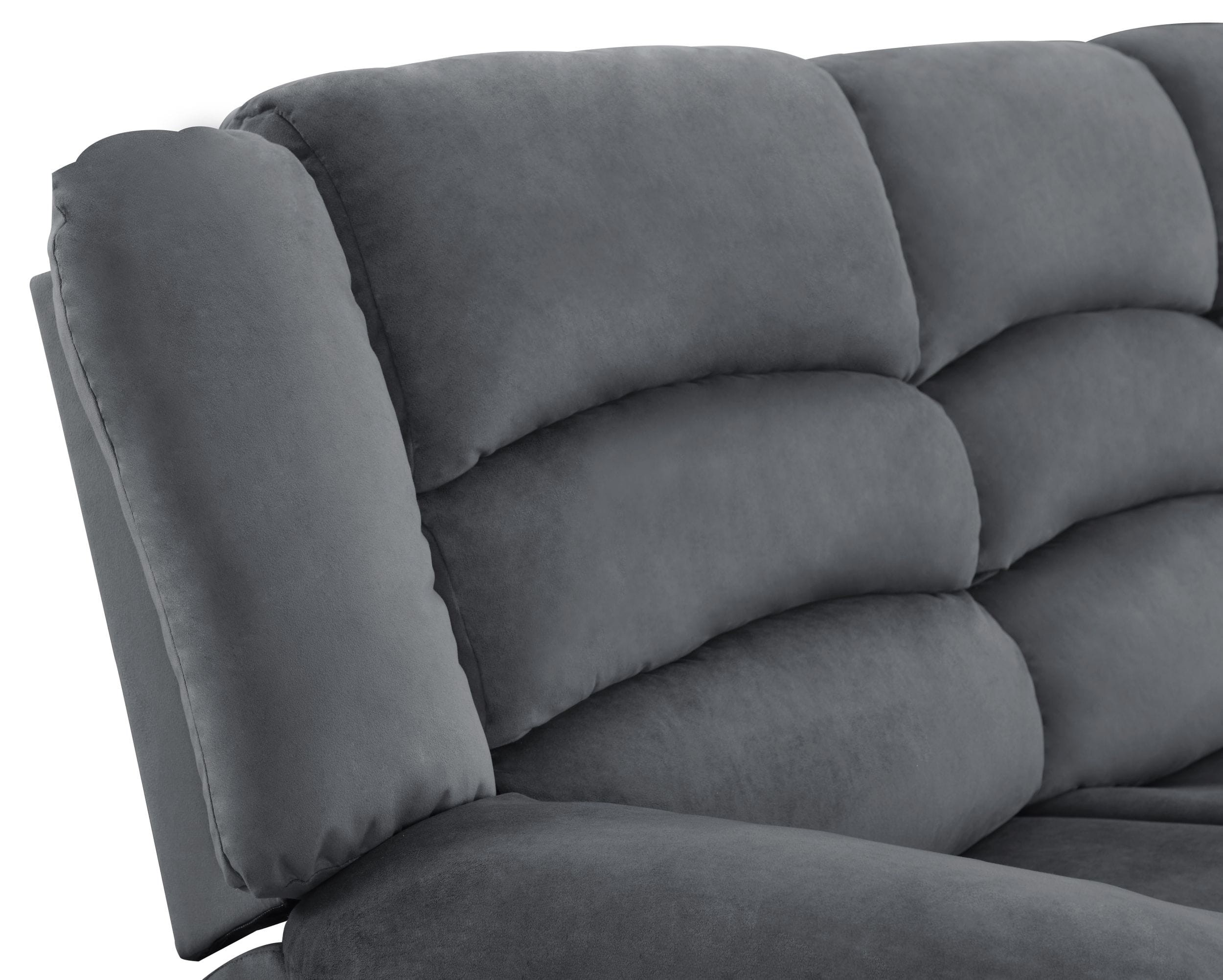 GUF 9824 Sofa Set - Gray, Microfiber