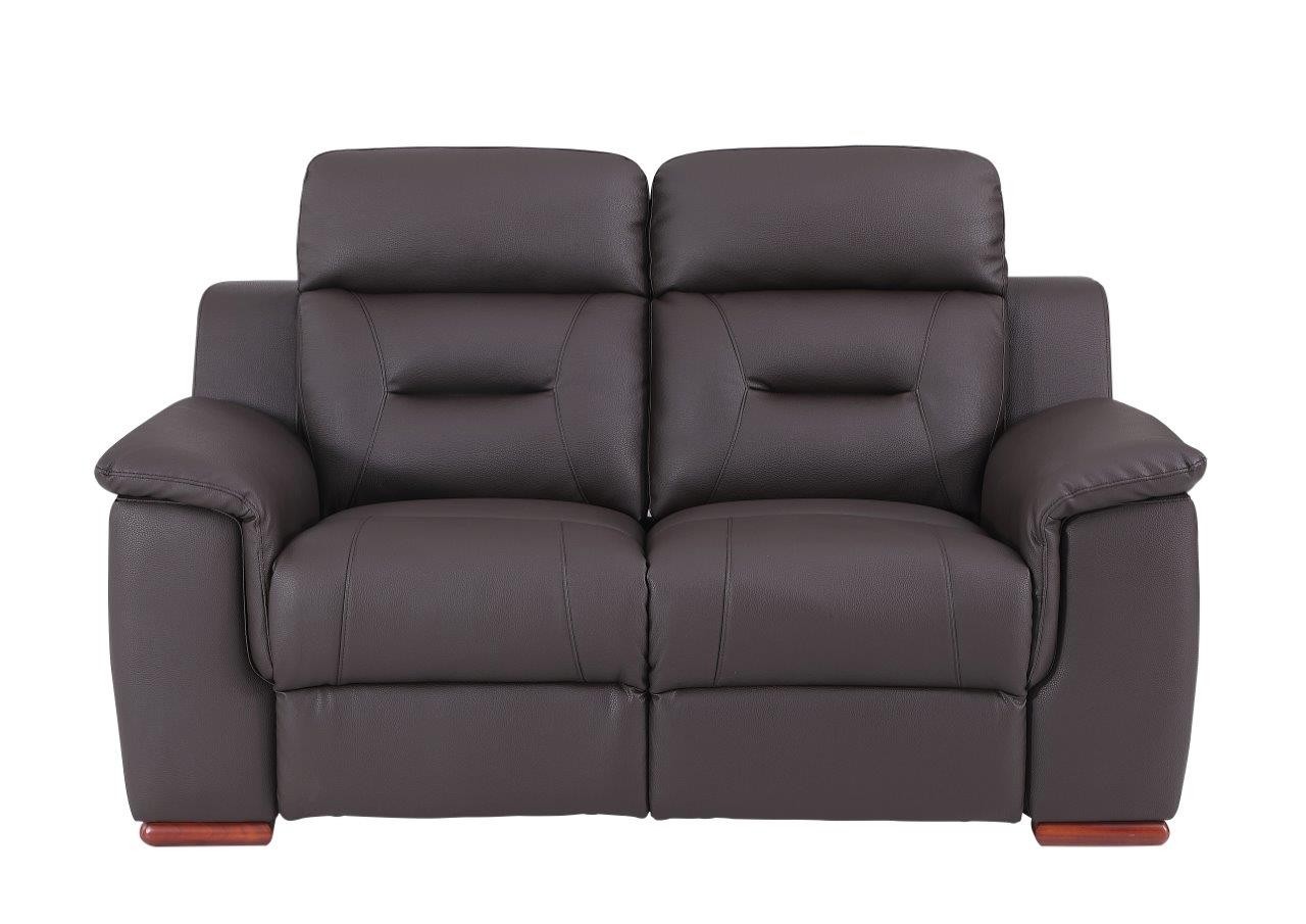 GUF 9408 Loveseat - Brown, Leather Gel/Match