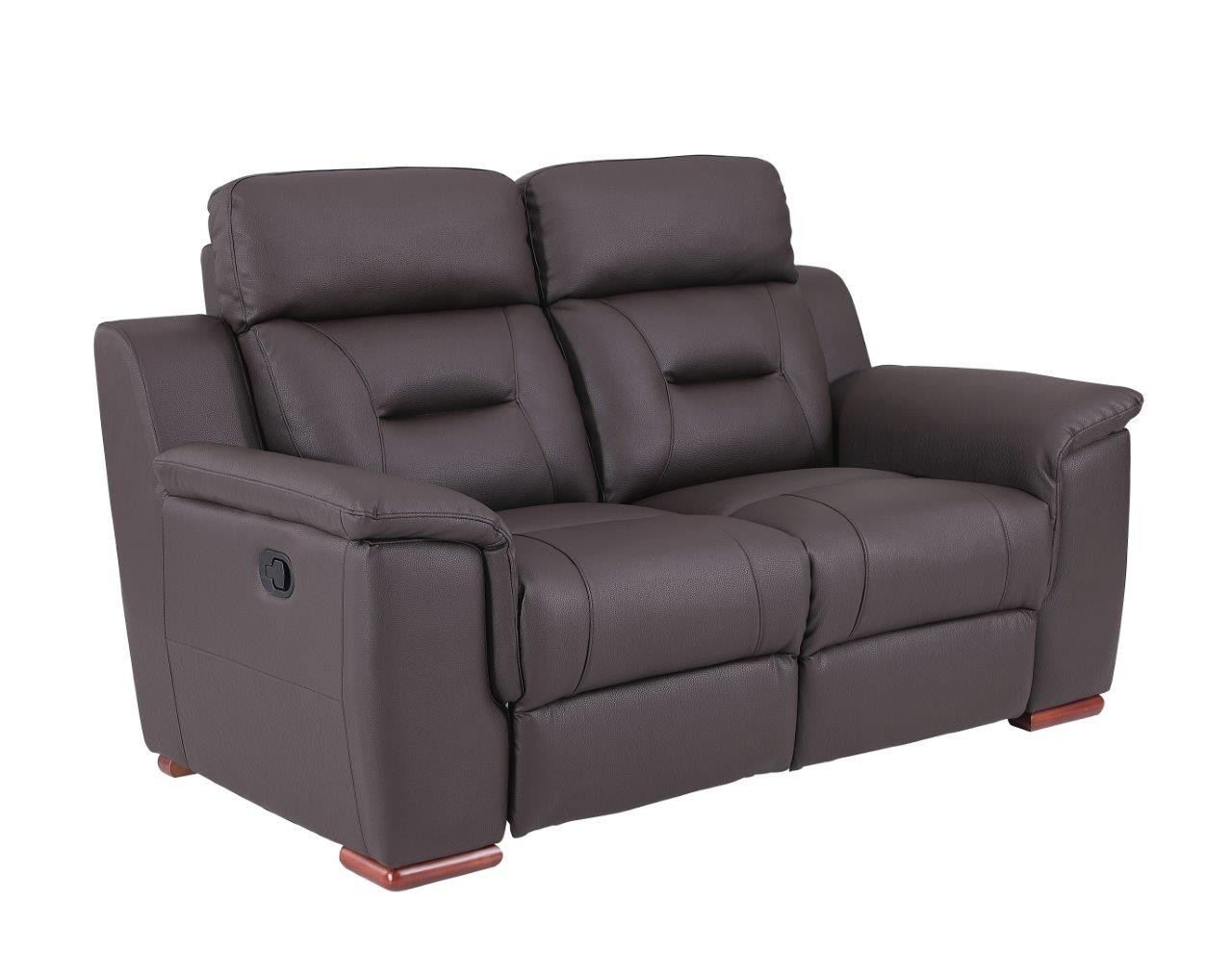 GUF 9408 Loveseat - Brown, Leather Gel/Match