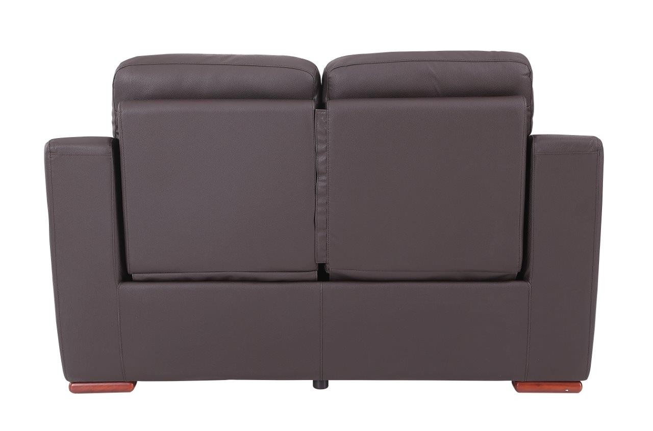 GUF 9408 Loveseat - Brown, Leather Gel/Match