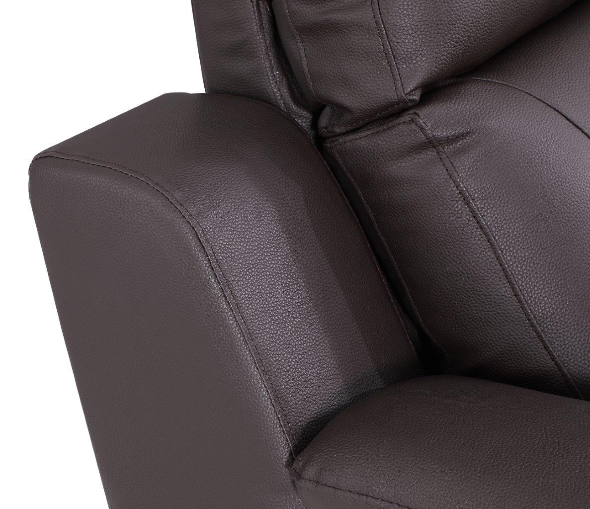 GUF 9408 Loveseat - Brown, Leather Gel/Match