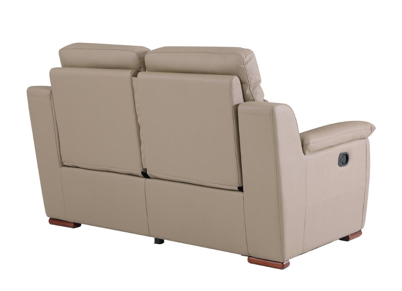 GUF 9408 Loveseat - Beige, Leather Gel/Match