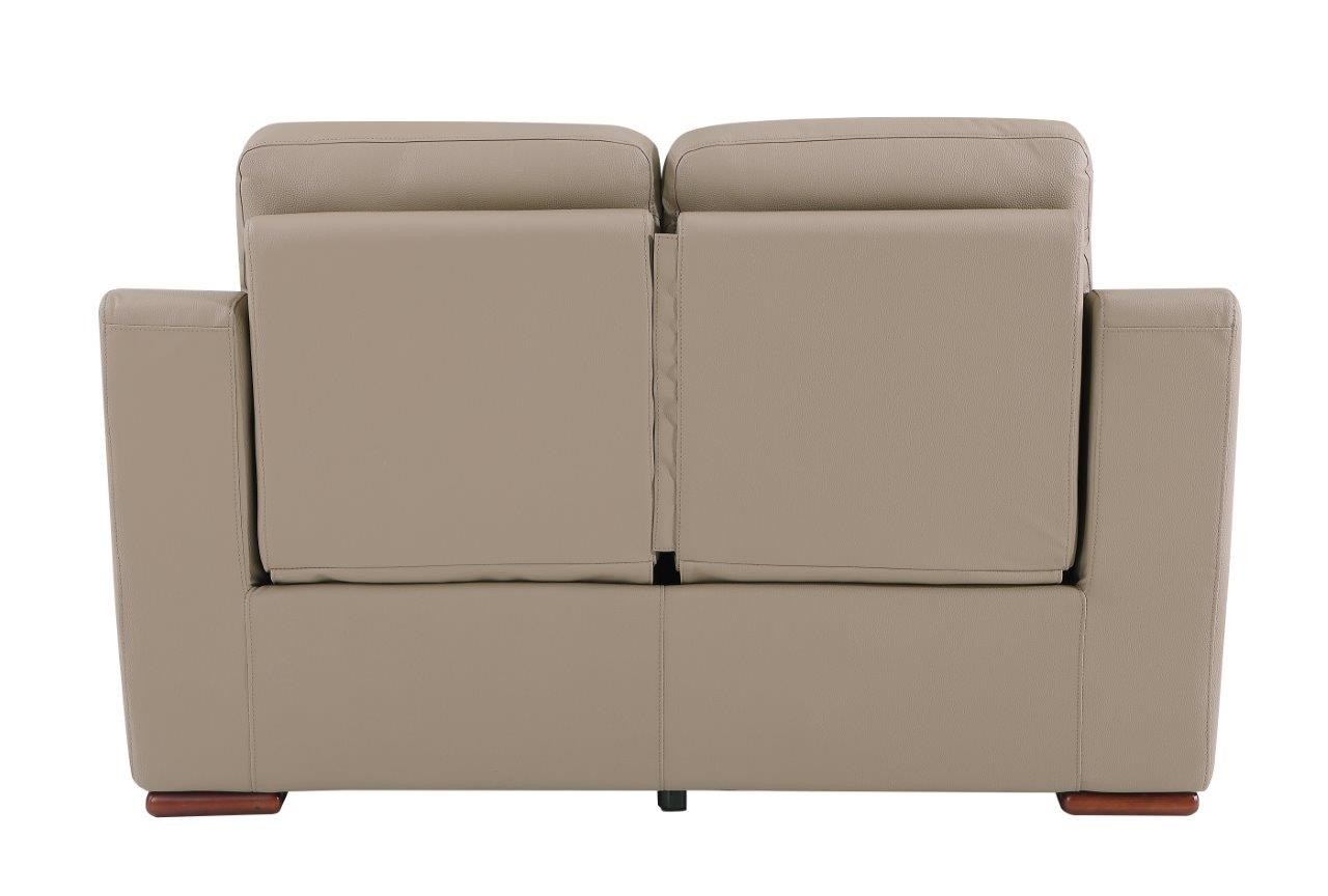 GUF 9408 Loveseat - Beige, Leather Gel/Match