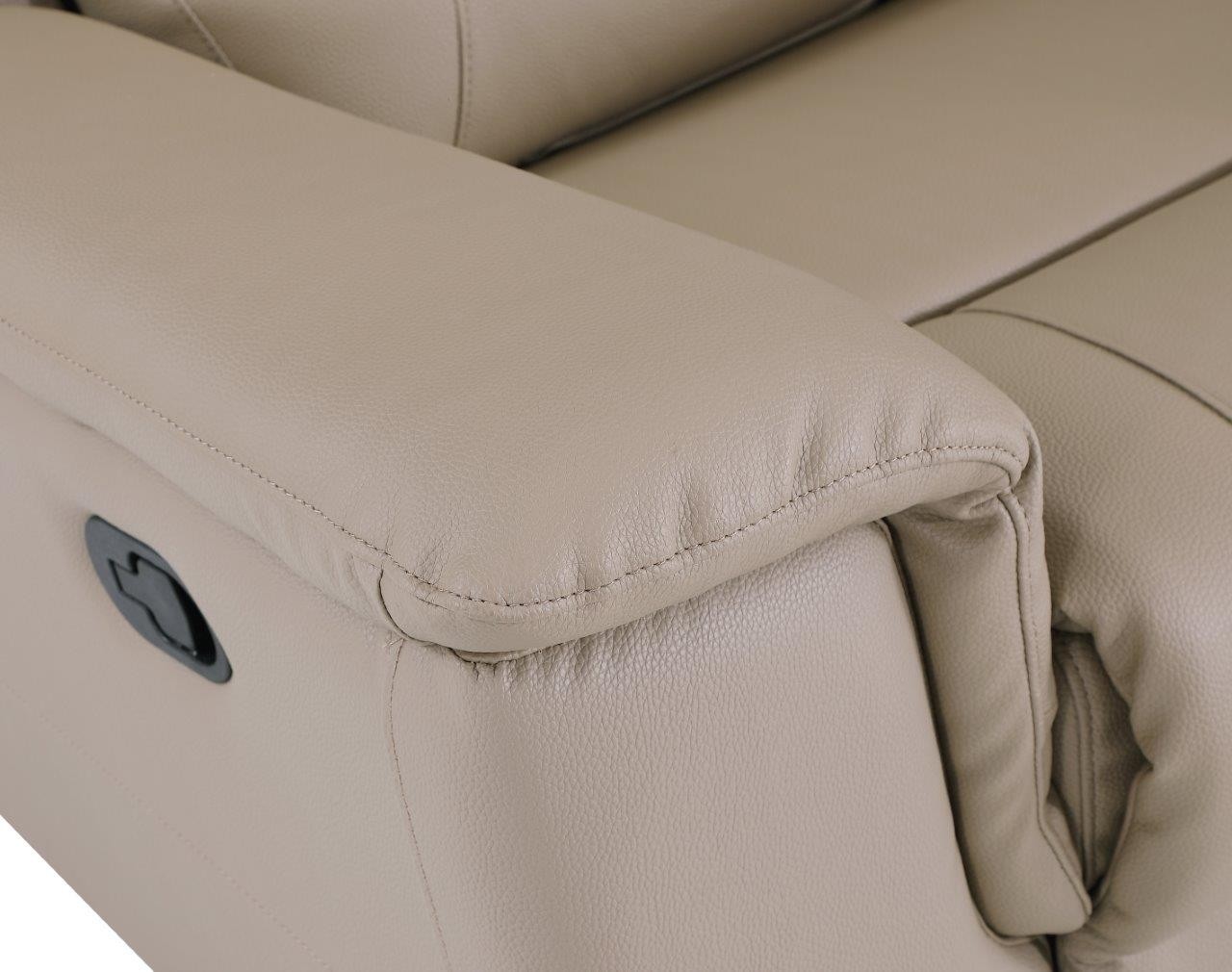 GUF 9408 Loveseat - Beige, Leather Gel/Match