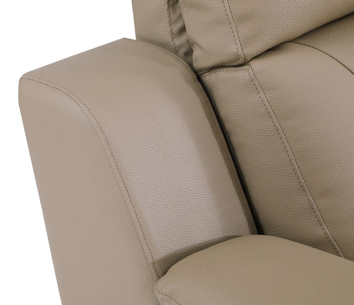 GUF 9408 Loveseat - Beige, Leather Gel/Match