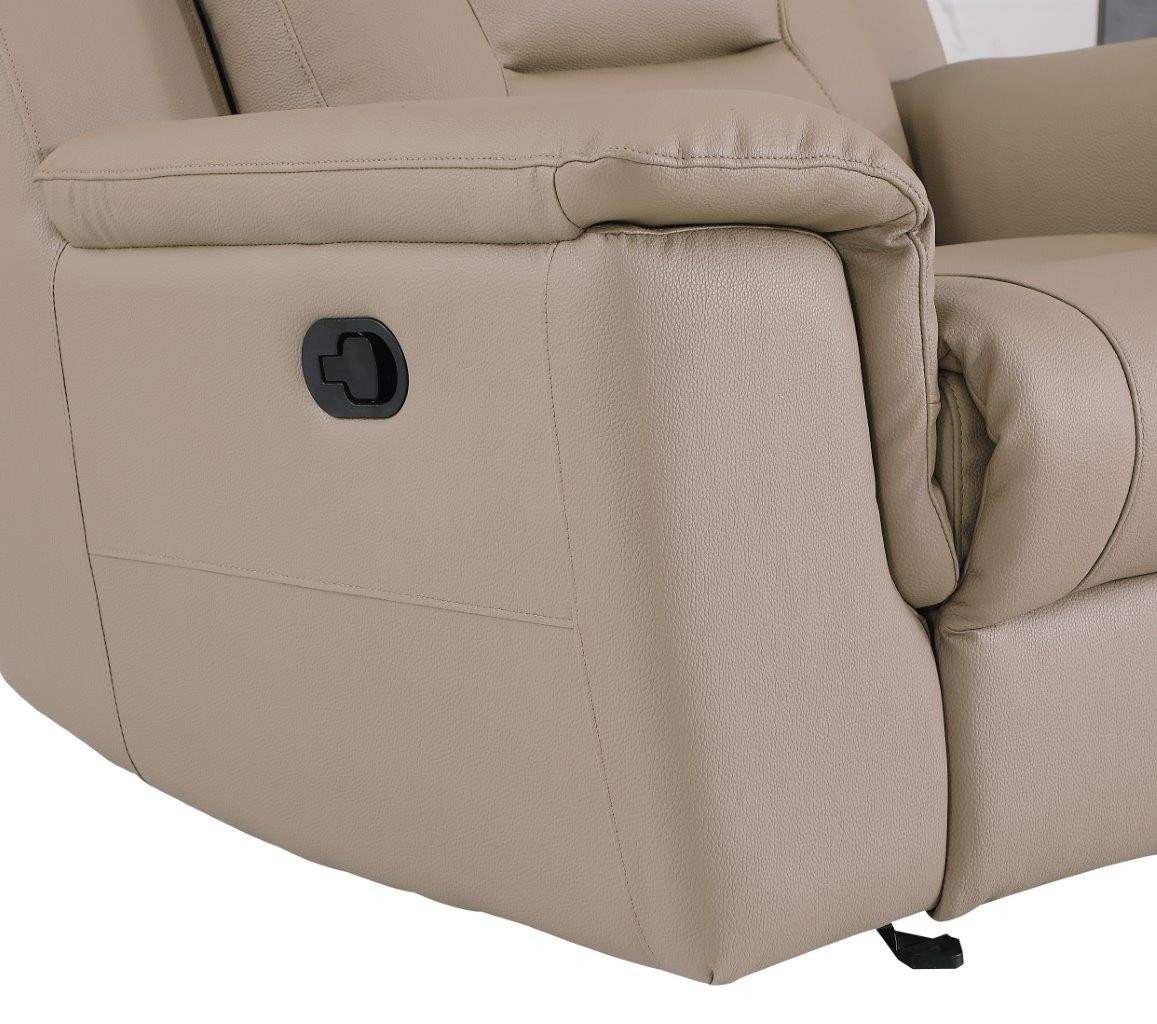 GUF 9408 Loveseat - Beige, Leather Gel/Match