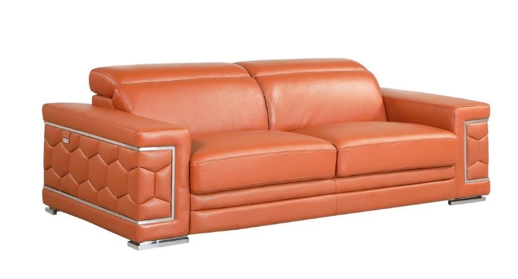 GUF 692 Sofa Set - Camel, Genuine Italian Leather