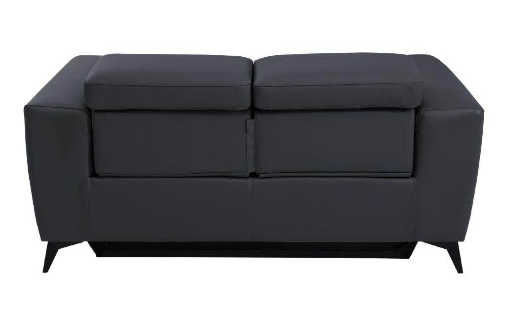 GUF 989 Power Reclining Sofa Set - Dark Gray, Leather
