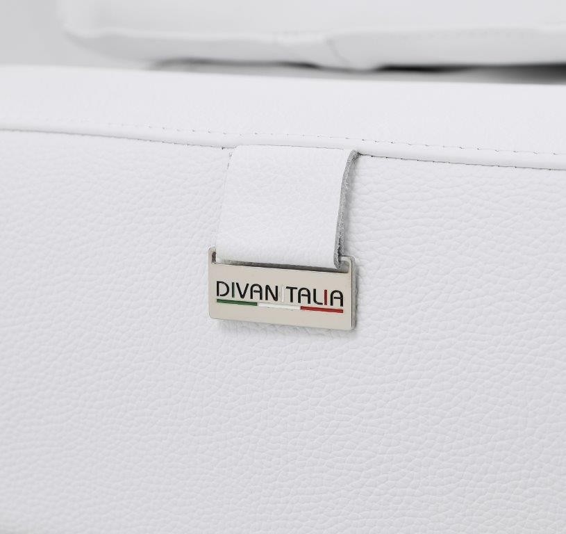 GUF 990 Power Reclining Loveseat - White, Genuine Italian Leather