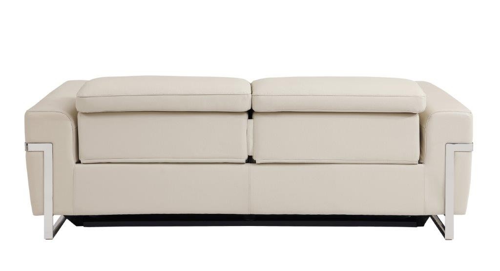 GUF 990 Power Reclining Sofa Set - Beige, Genuine Italian Leather