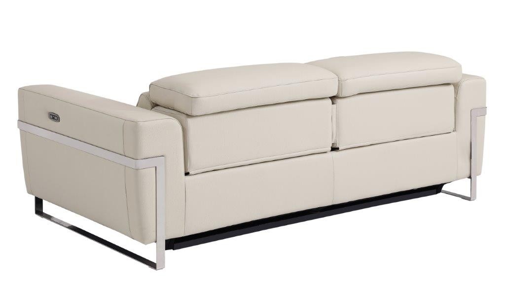 GUF 990 Power Reclining Sofa Set - Beige, Genuine Italian Leather